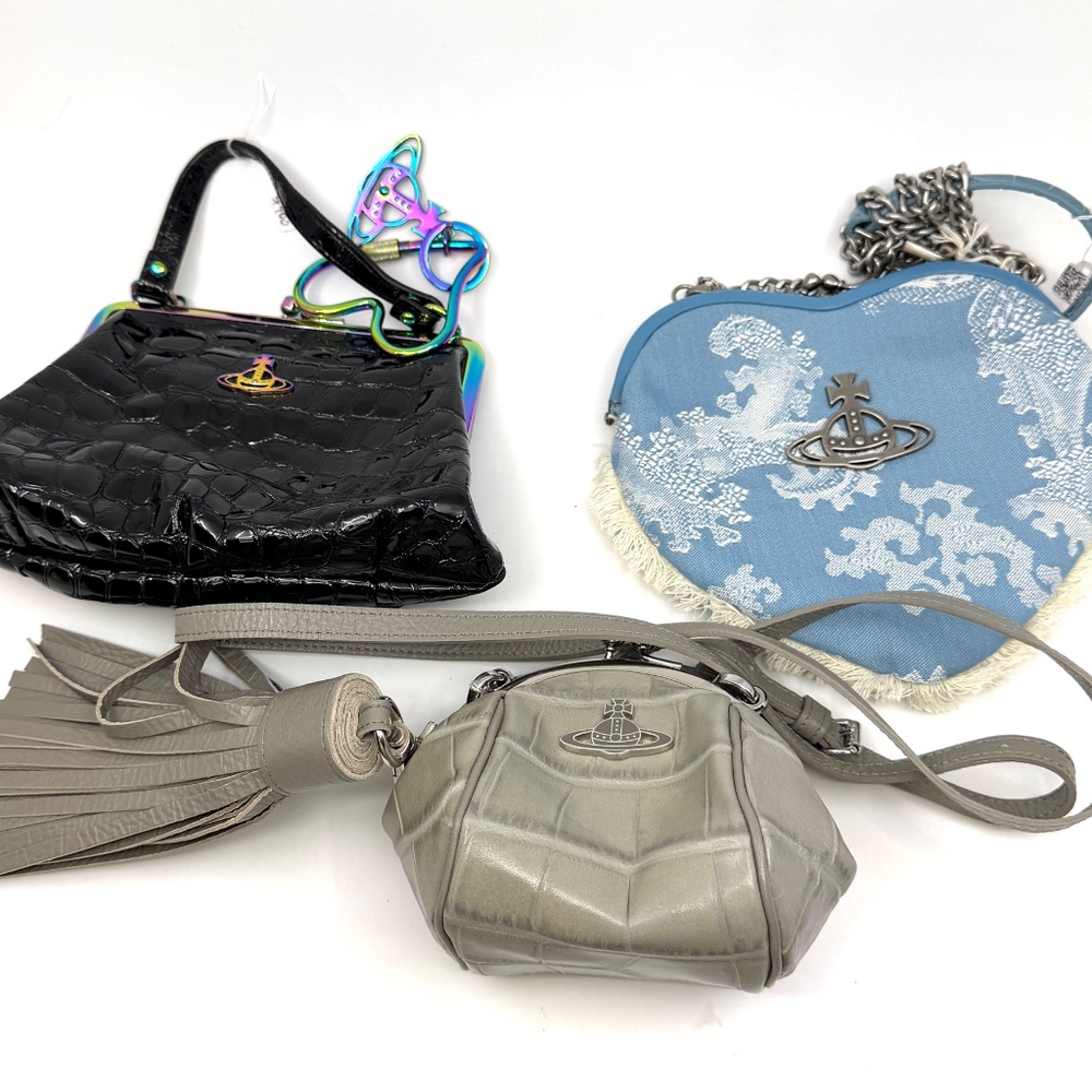 Set of 3 Authentic Vivienne Westwood Handbags